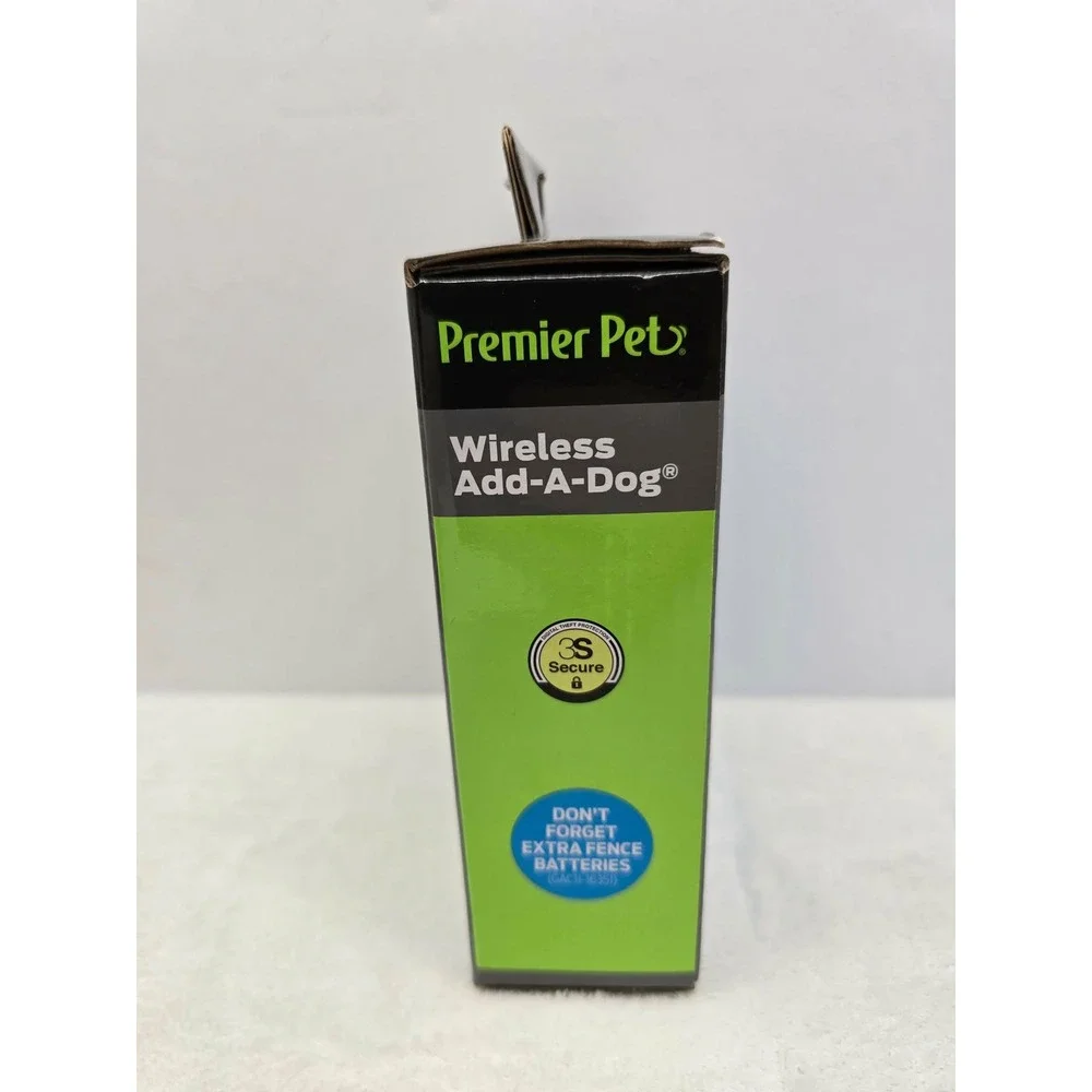 Premier Pet Wireless Add-A-Dog Receiver Collar Waterproof Static Black New